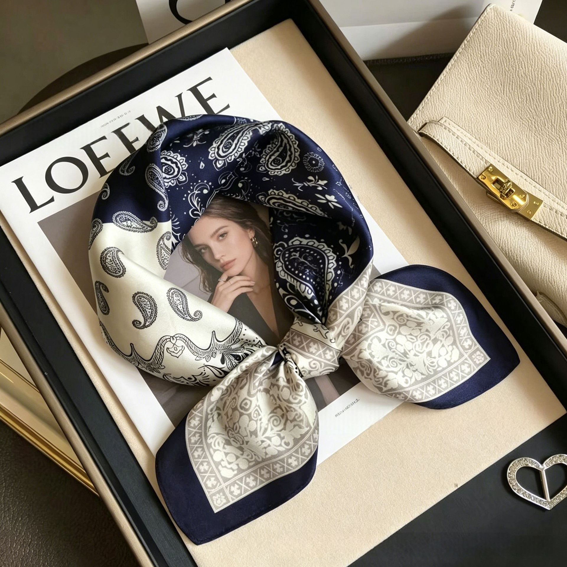 Women's Casual Versatile Silk Headscarf