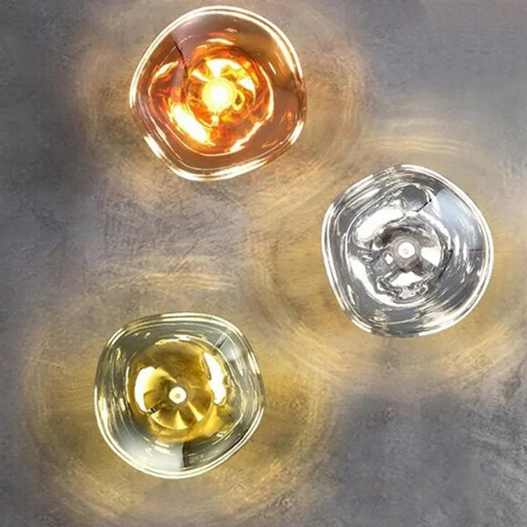 Bedroom Bedside Decorative Wall Lamp Glass For Home Use