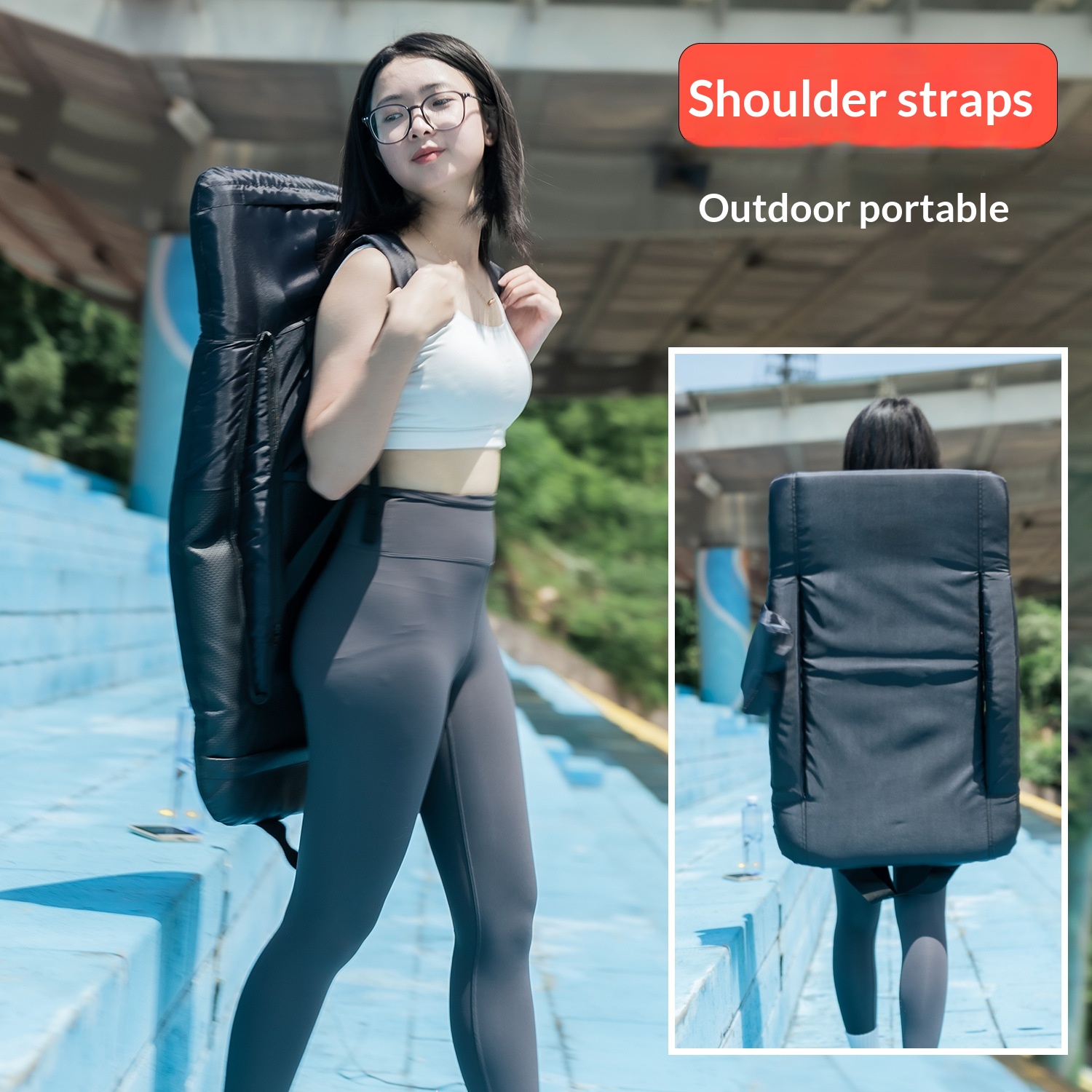 Portable Beach Chair Backrest Cushion