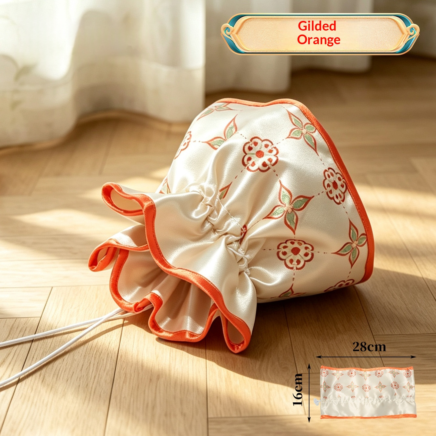 Soft Fabric Anti-bite Cone Collar Cat Head Cover Post-surgical Protective Collar Chinese Floral Pattern Adjustable