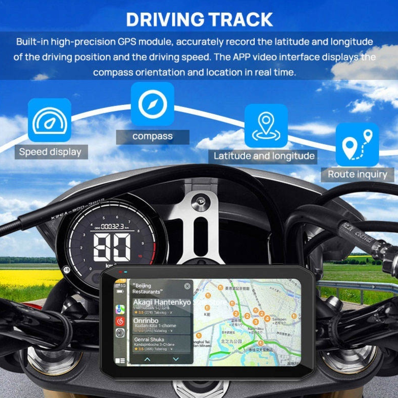 Motorcycle Navigation CarPlay Android Auto — 1