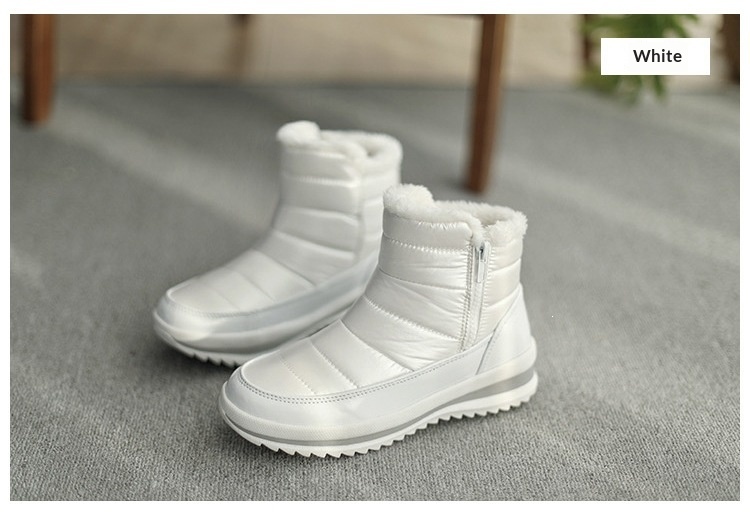 Plush-lined short winter boots supplier reference image 1
