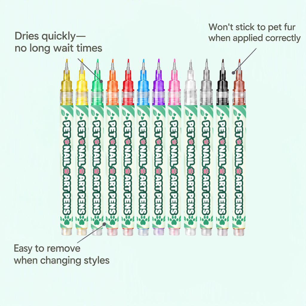 Pet Nail Art Pen DIY Nail Art Tool detail photo 9
