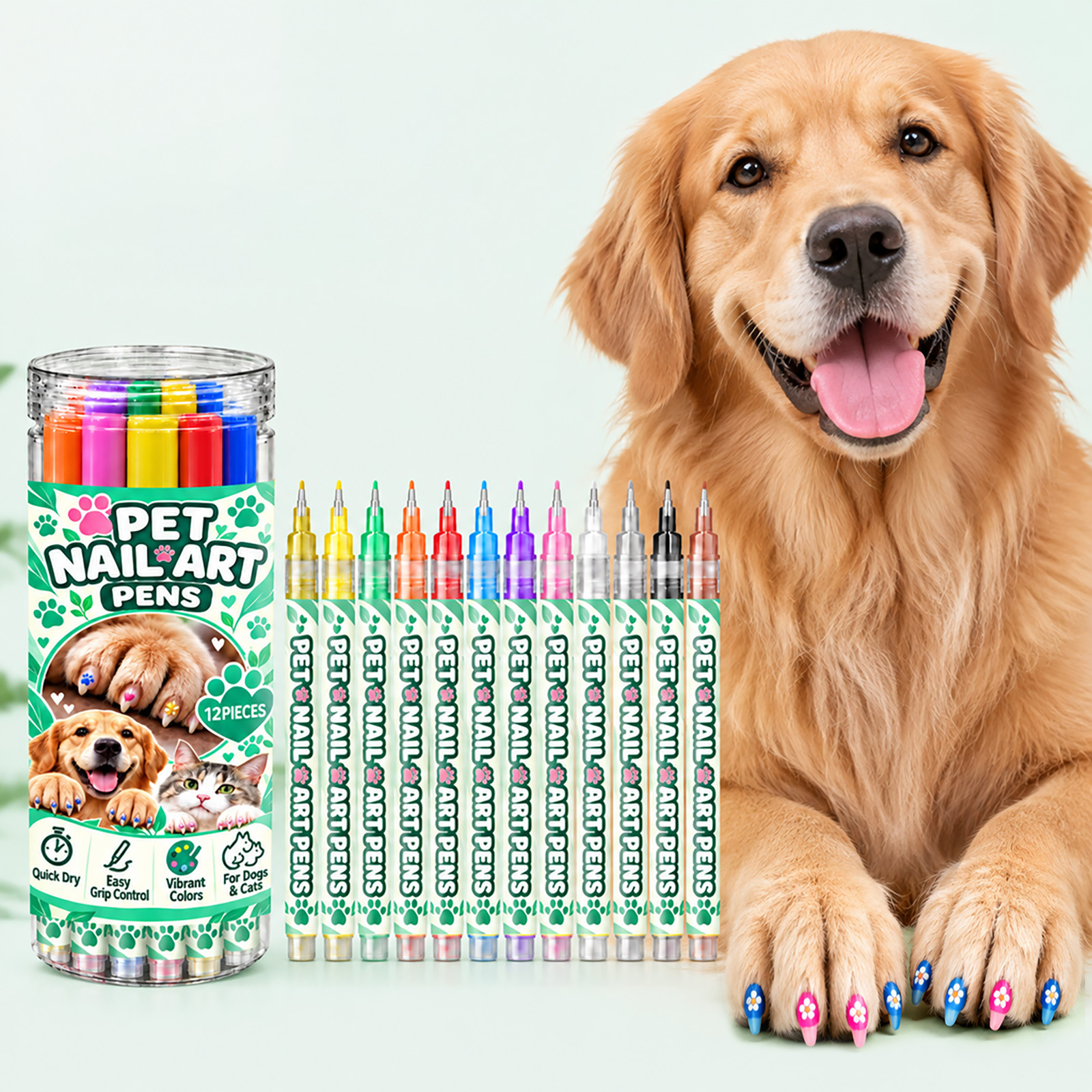 Pet Nail Art Pen DIY Nail Art Tool detail photo 2