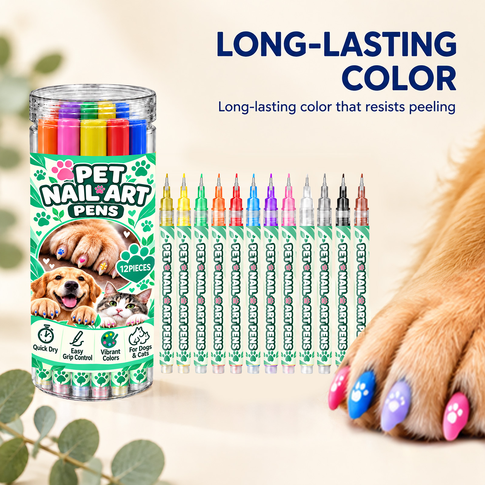 Pet Nail Art Pen DIY Nail Art Tool detail photo 7