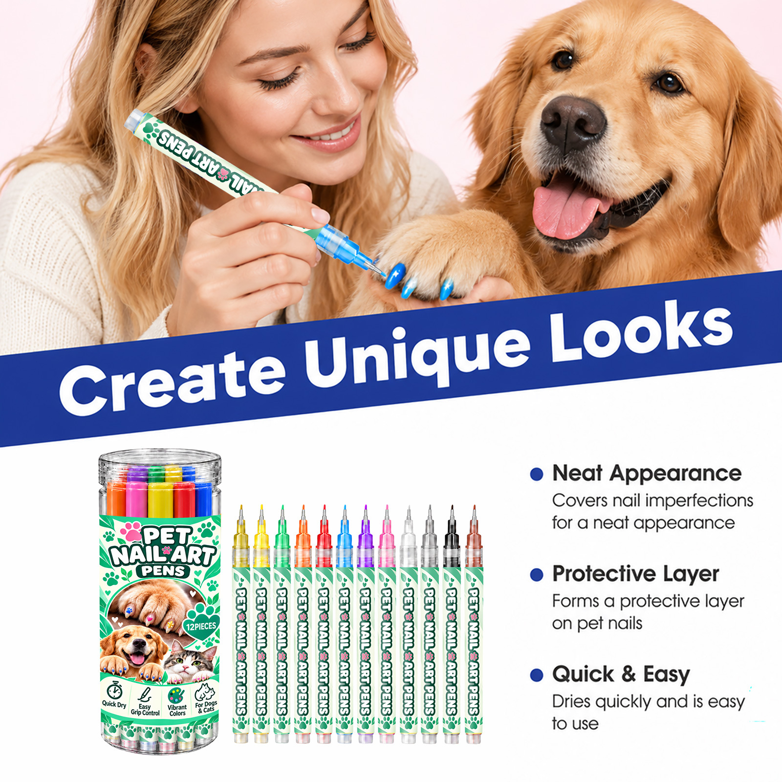 Pet Nail Art Pen DIY Nail Art Tool detail photo 8