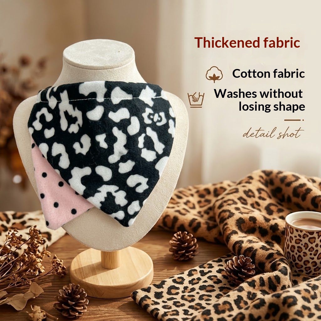 Leopard-Print Pet Bandana