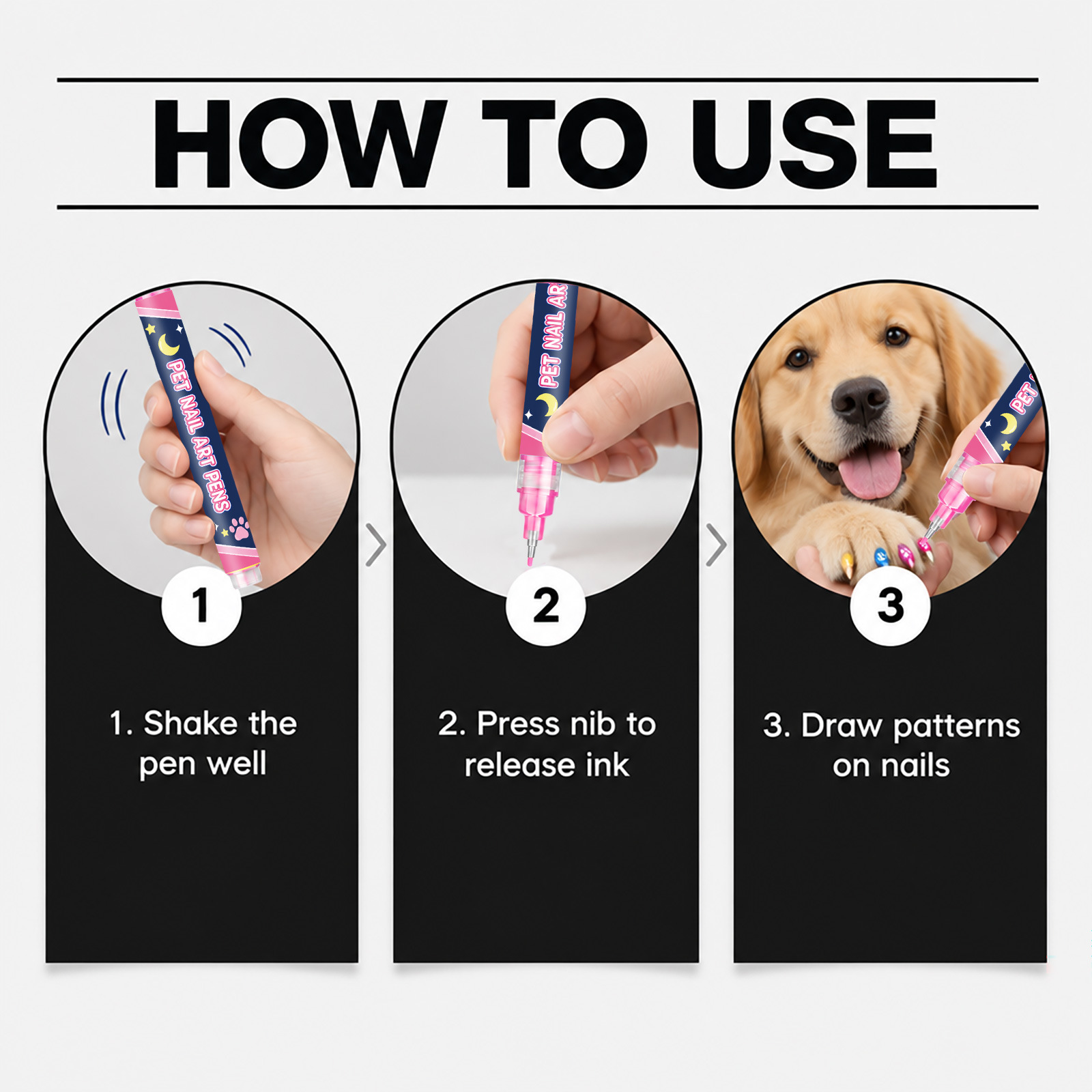 Pet Nail Art Pens Available In Multiple Colors detail photo 4