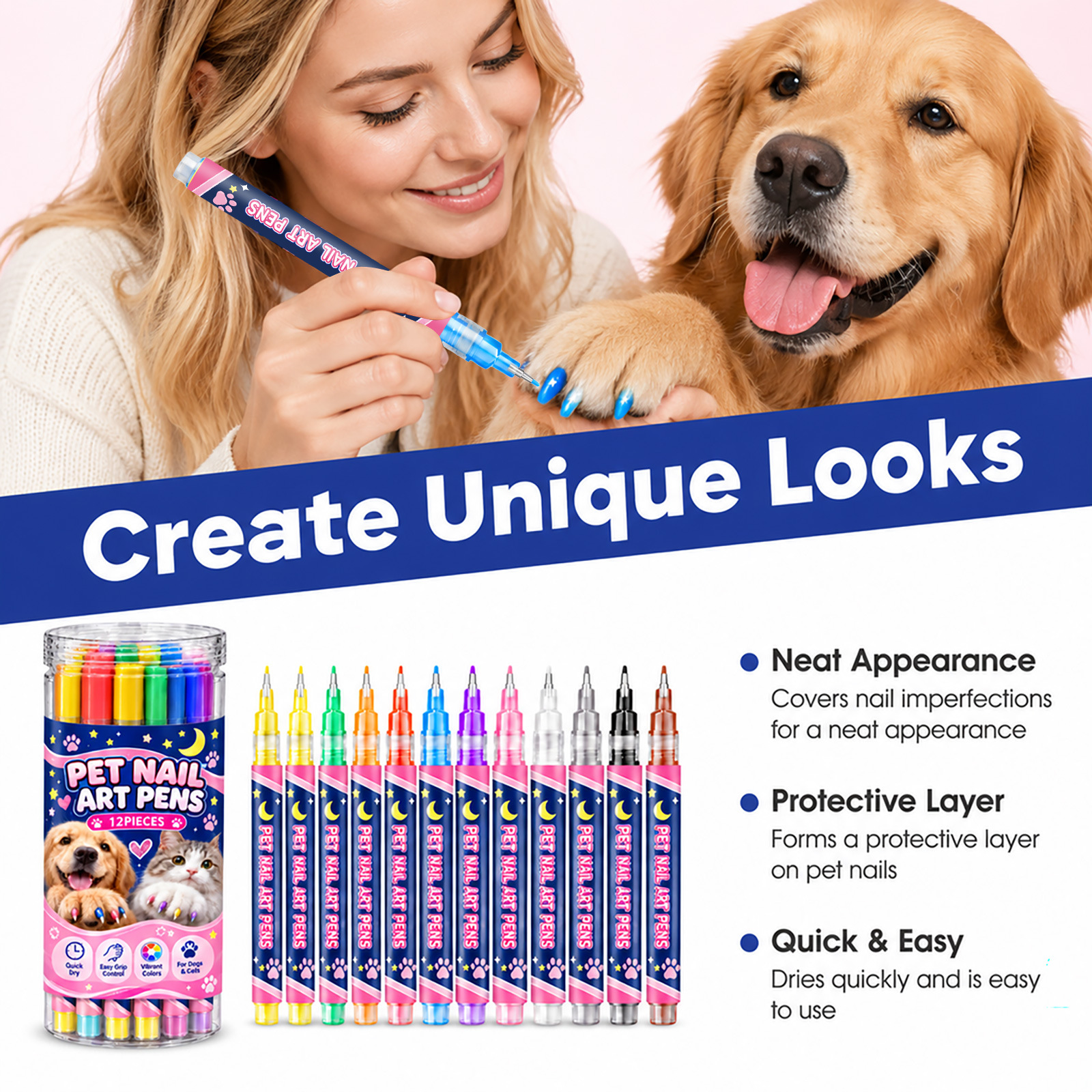 Pet Nail Art Pens Available In Multiple Colors detail photo 8