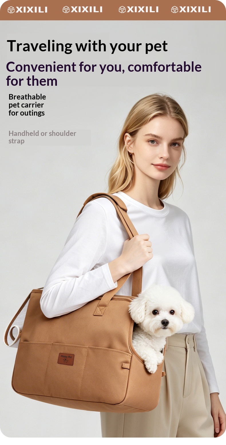Breathable Pet Sling Bag detail photo 3