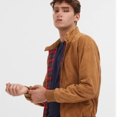 Jachetă ușoară cupluri Slim-fit cu guler în picioare