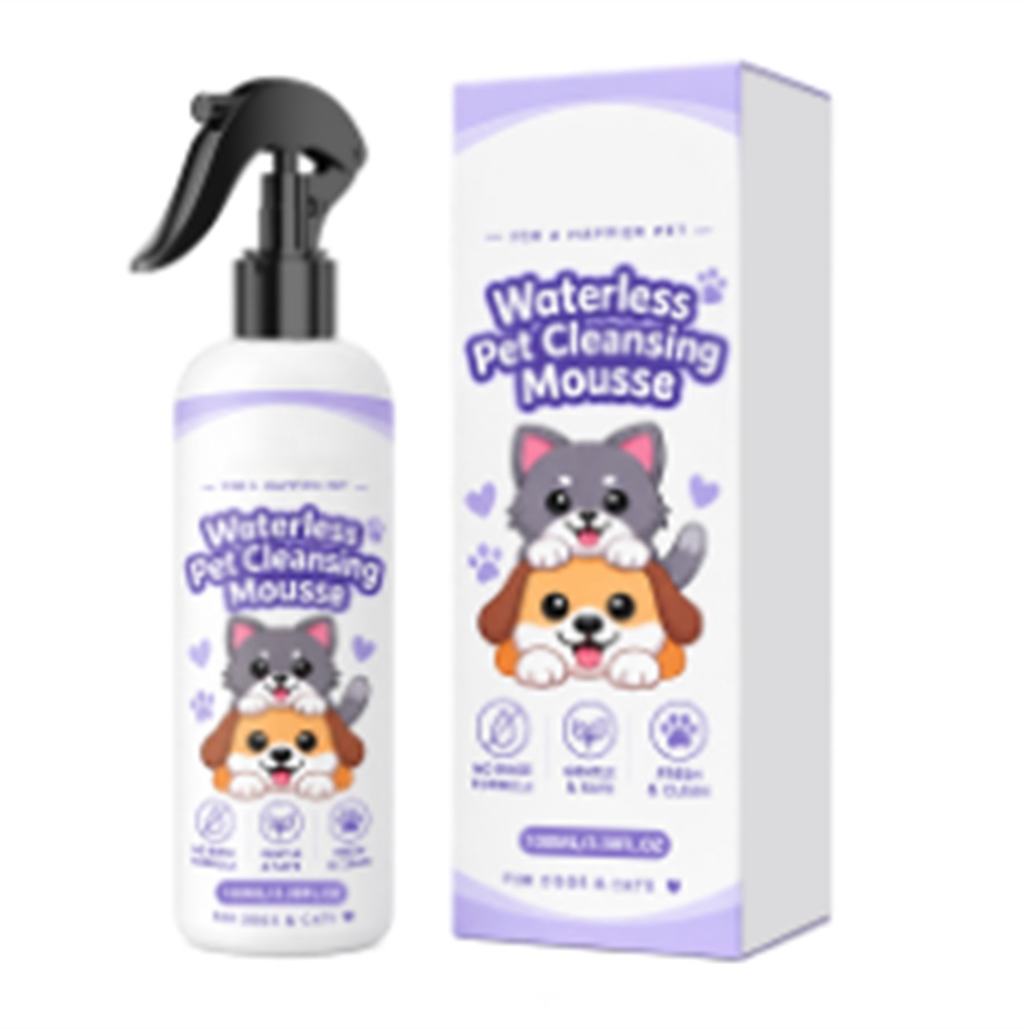 Waterless Pet Cleansing Mousse