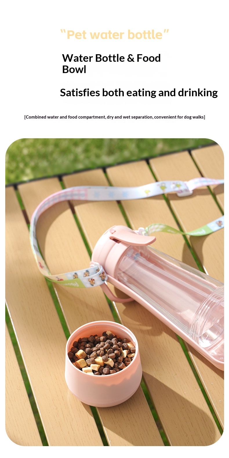 Water And Food Feeding Outdoor Dog-walking Portable Drinking Cup Supplies detail photo 10