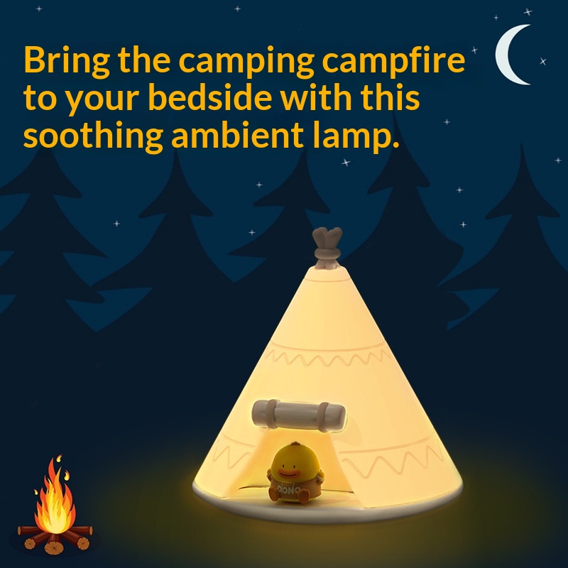 Tent Night Light Rechargeable For Babies Feeding Eye Protection