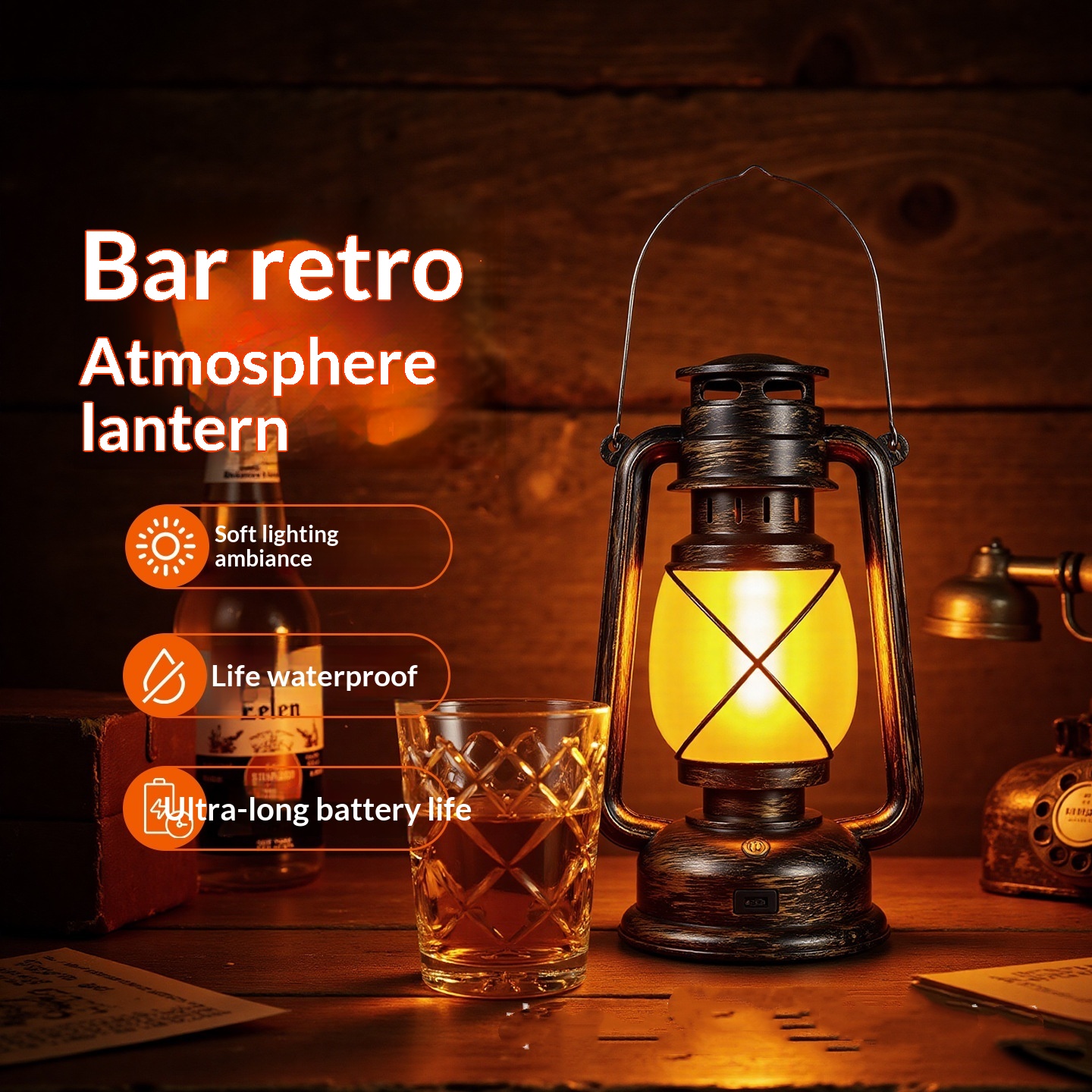 Lampă de birou de încărcare Lumină ambientală decorativă