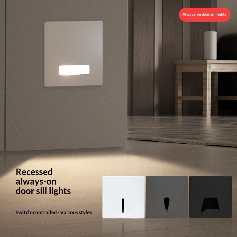 Simplified Household 86 Type Embedded Foot Lamp