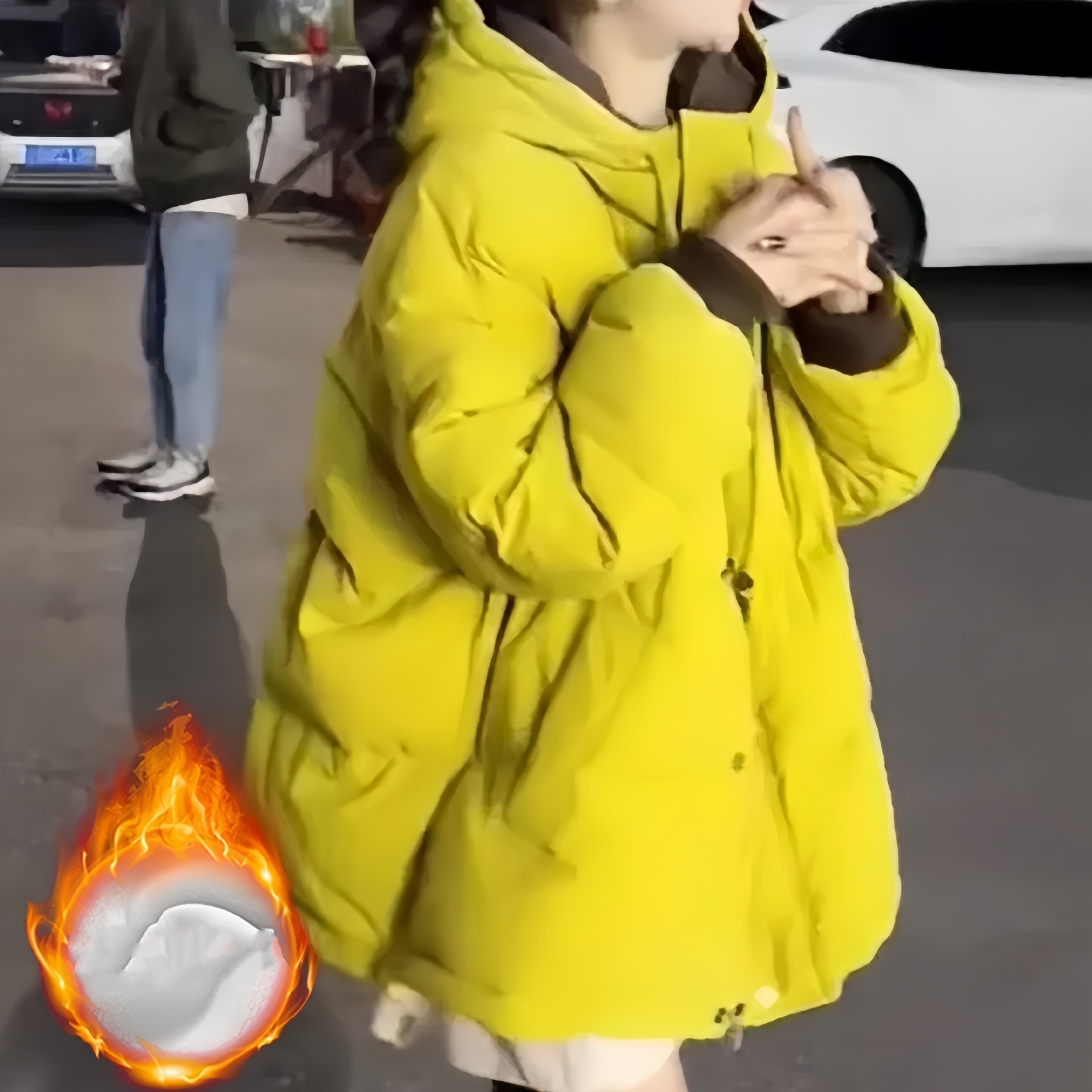 Women's Casual Loose-fitting Warm Cotton Jacket