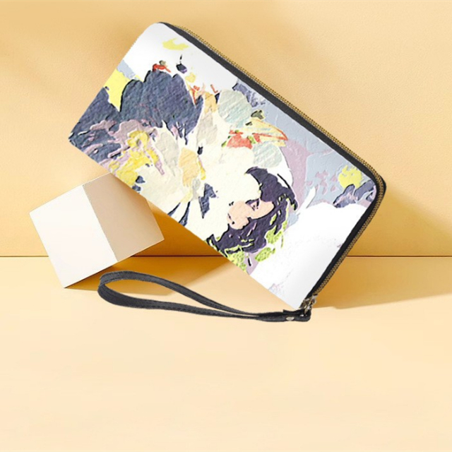 Portofel scurt personalizat Anime Girl Unisex