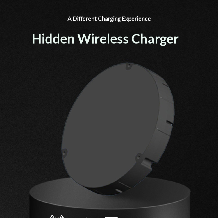 Încărcător wireless cu rază lungă de acțiune sub birou