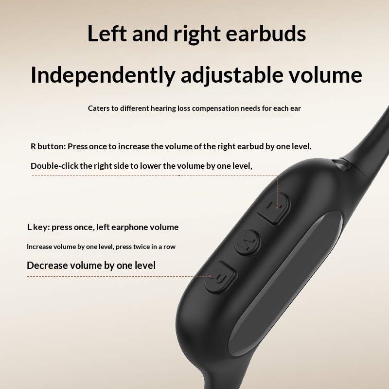 Bone Conduction Concept Bluetooth Headset