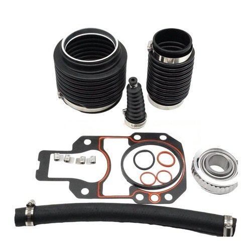 Rubber transom seal bearing bellows kit (black)