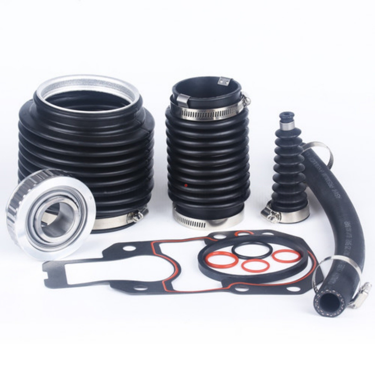 Rubber transom seal bearing bellows kit (black)