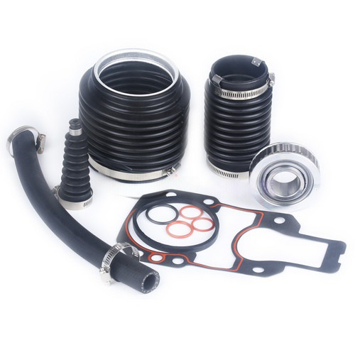 Rubber transom seal bearing bellows kit (black)