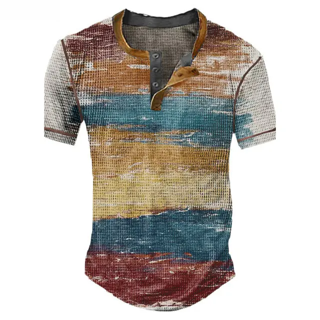 Simplicity Plaid Printed Casual Short Sleeve