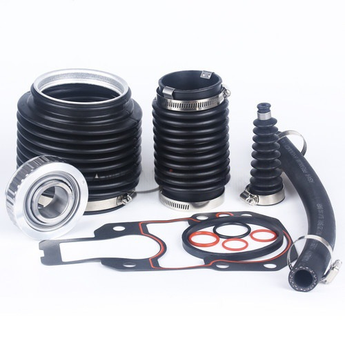 Rubber transom seal bearing bellows kit (black)
