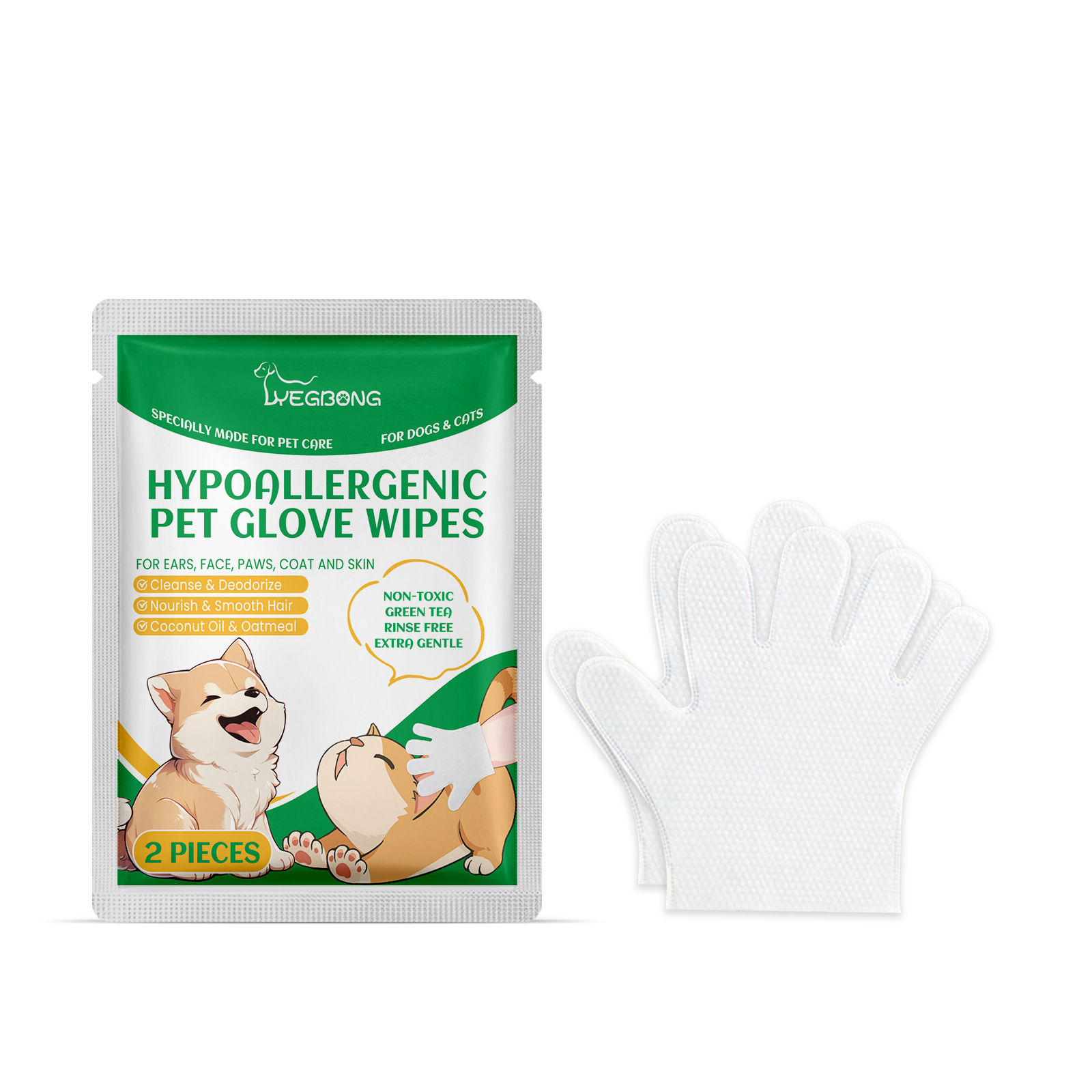 Pet Glove Wipes