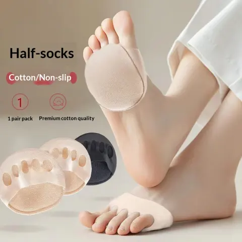High Heels Toe Half Socks Forefoot Pad Insole Women's