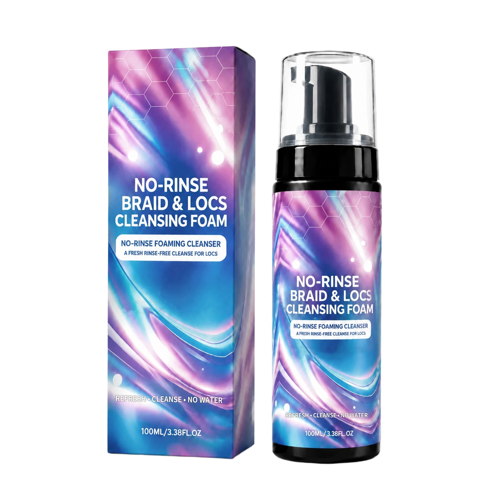 Wash-free Cleaning Foam For Braiding Dirty Hair