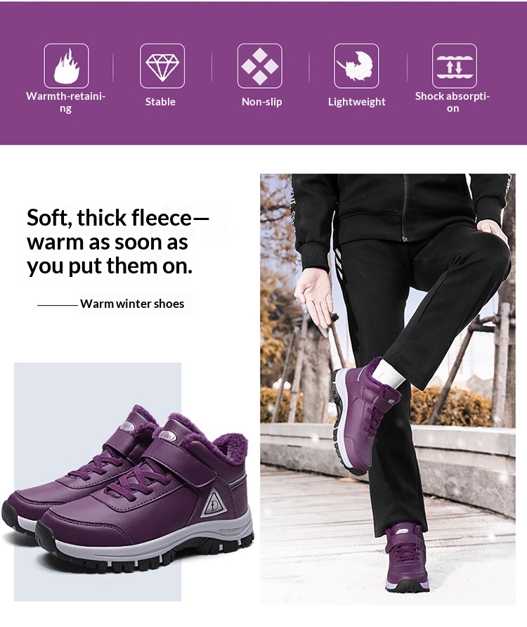 Winter Warm Cotton Shoes Middle-aged And Elderly Women