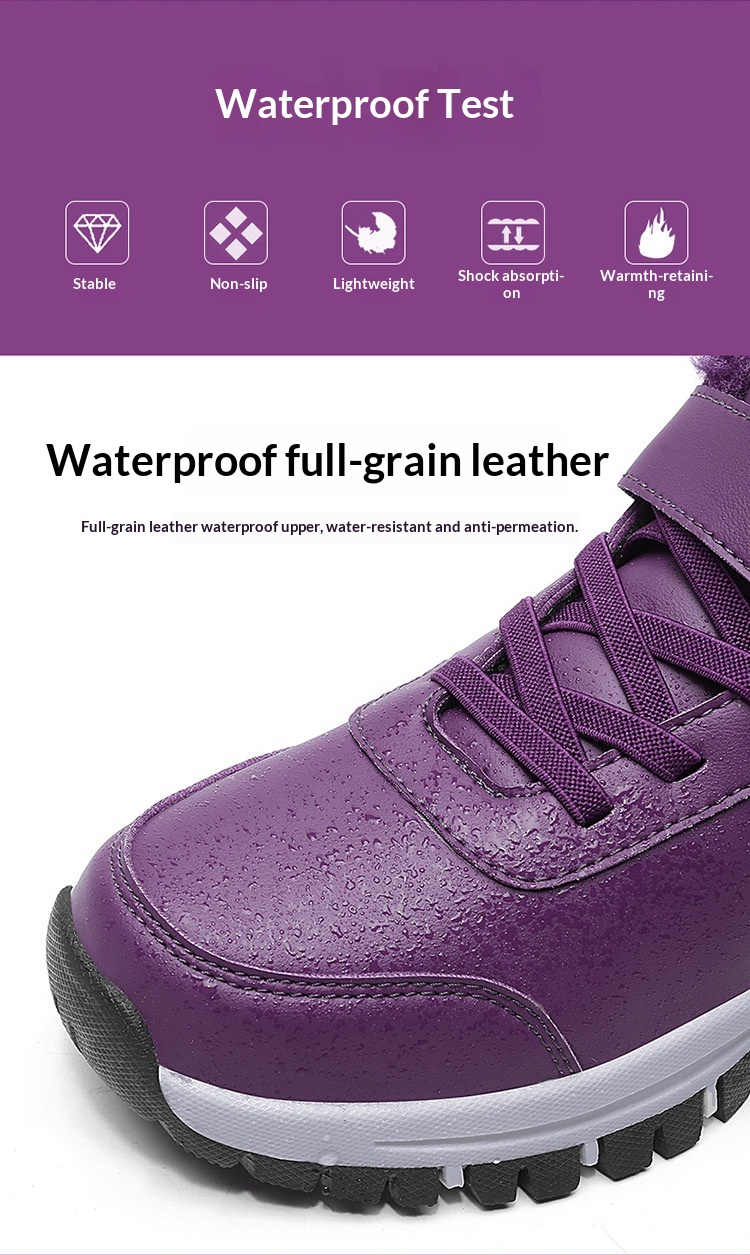 Winter Warm Cotton Shoes Middle-aged And Elderly Women 2