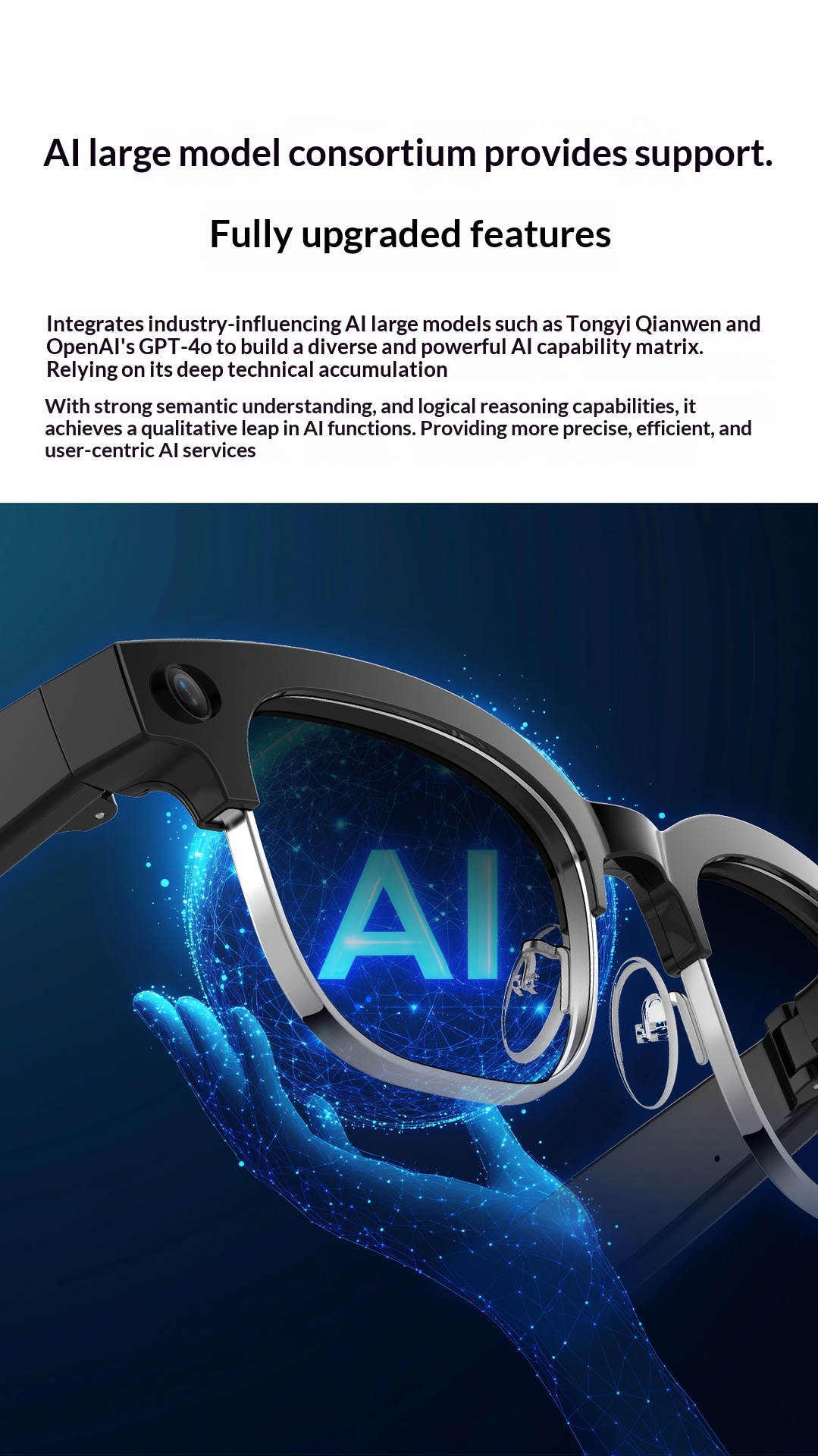 W630T Smart Camera Glasses - detail 2