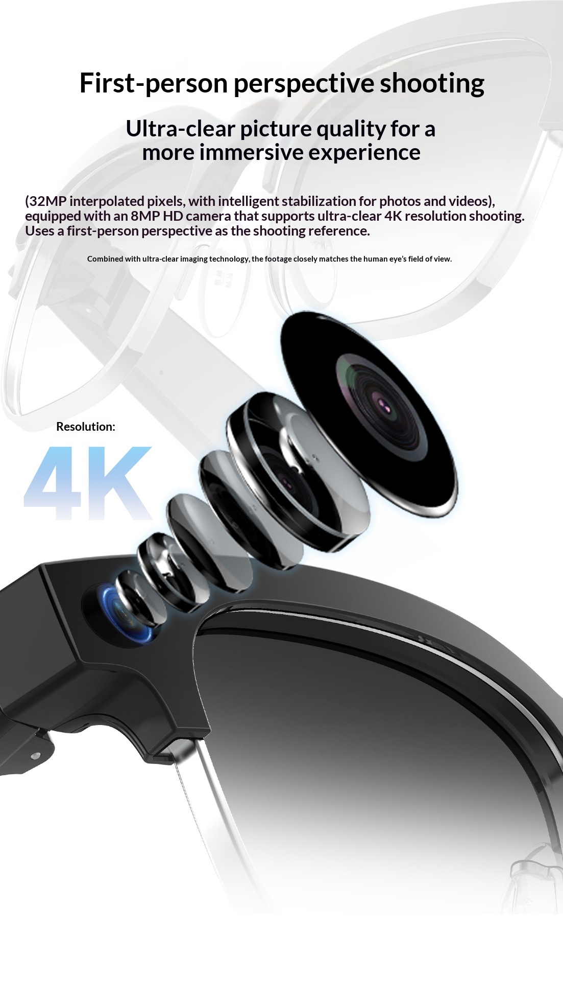 W630T Smart Camera Glasses - detail 7
