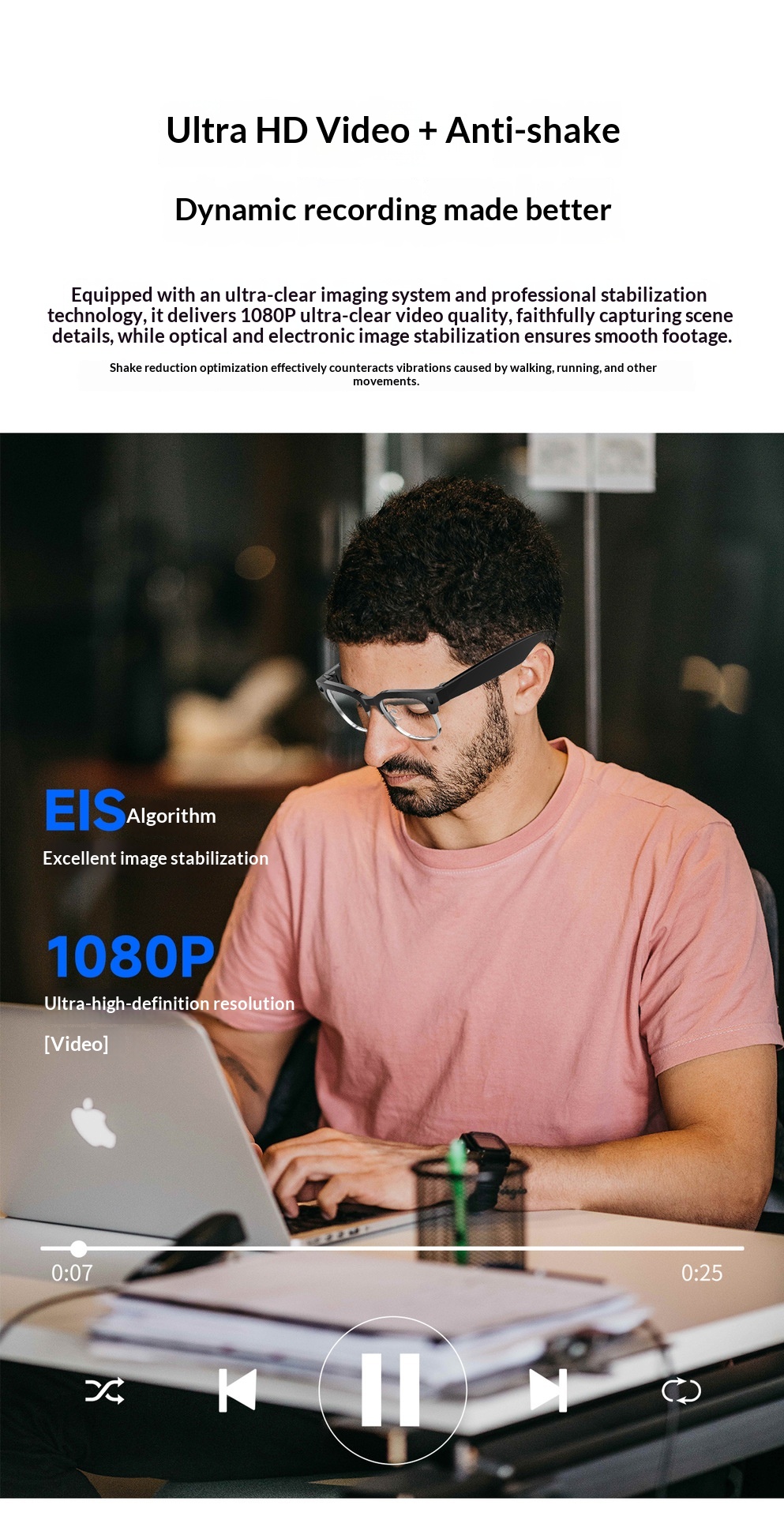 W630T Smart Camera Glasses - detail 4