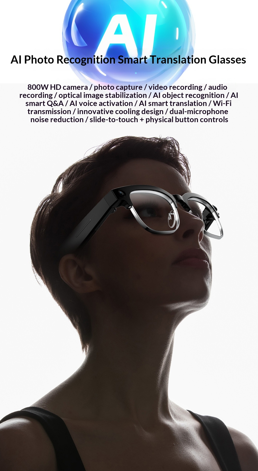 W630T Smart Camera Glasses - detail 9