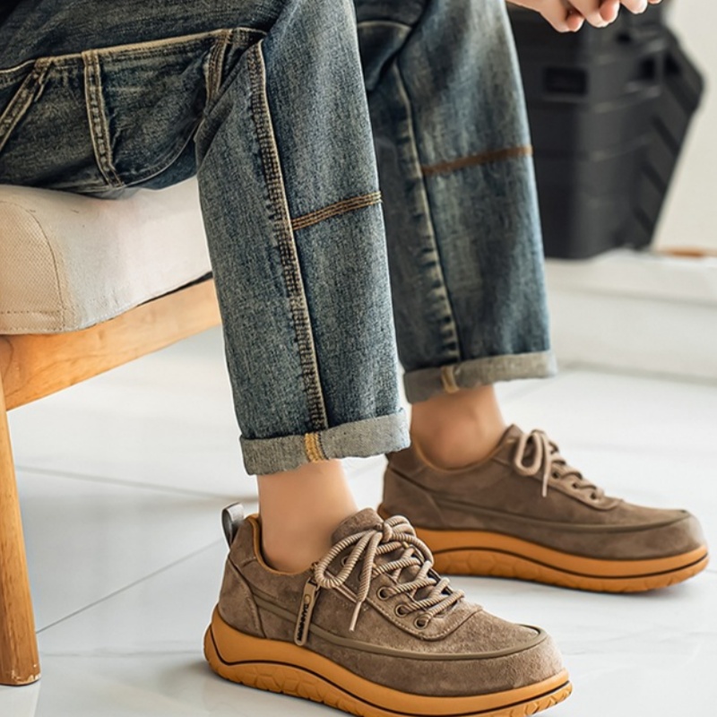 Retro Men's Wide Toe Casual Shoes