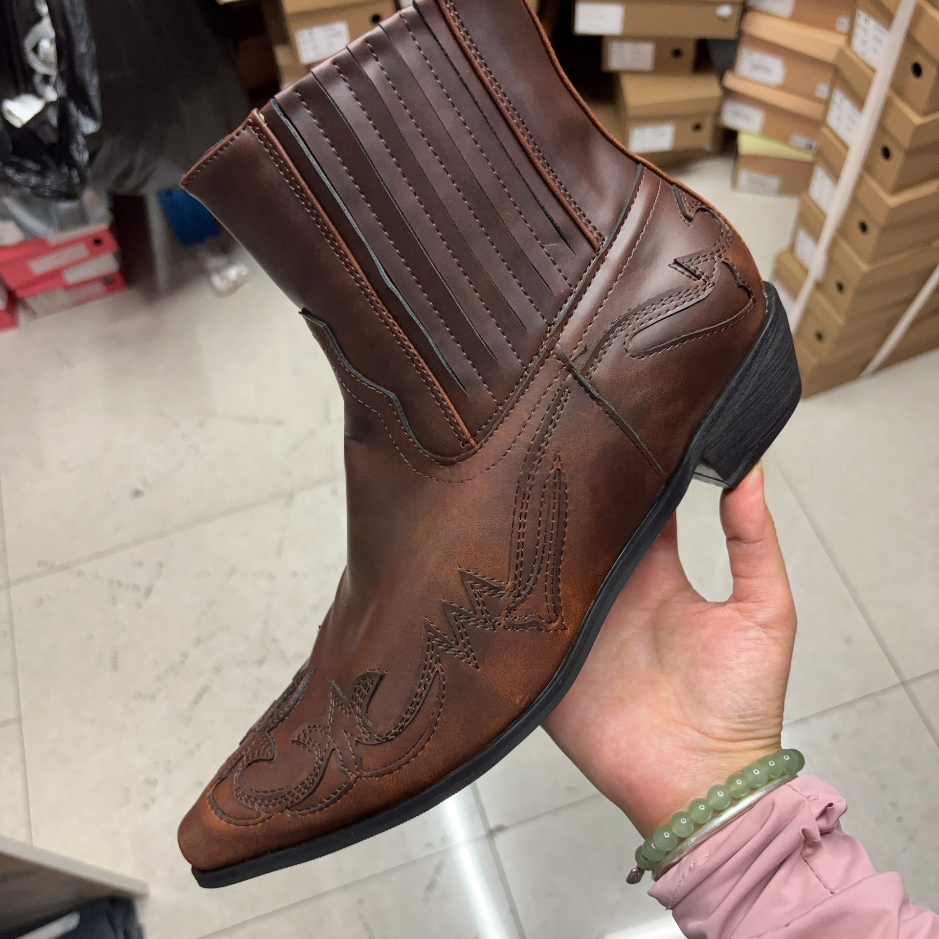 Classic European And American Style Men's Boot Sizes
