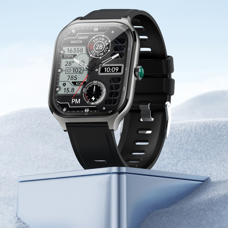 Ceas inteligent LX307 Telecomandă Bluetooth Control cameră Tensiune arterială Monitor de somn cu oxigen Mod multi-sport Monitor de fitness pentru bărbați