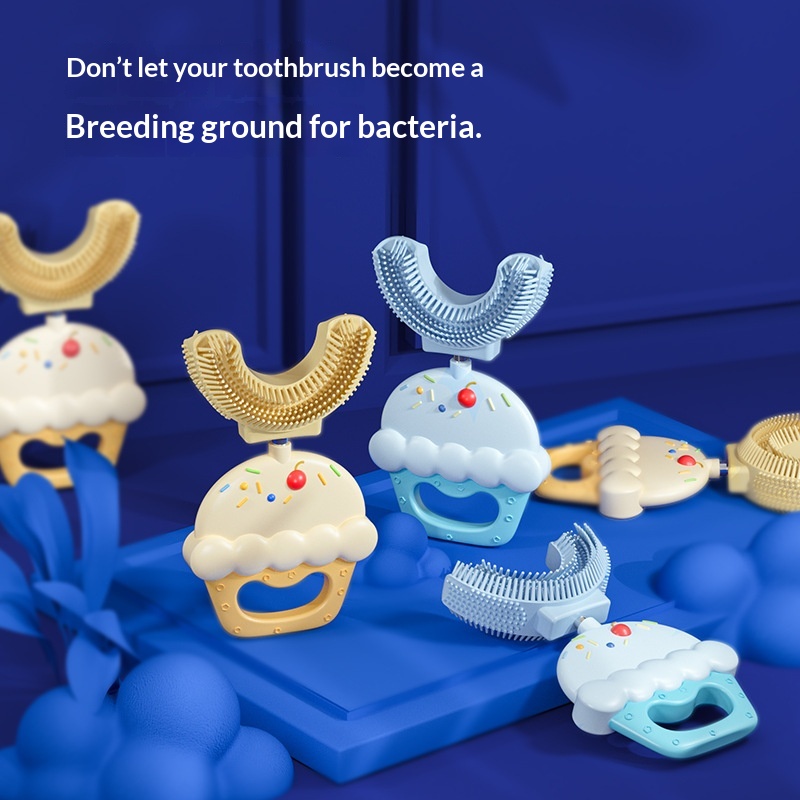 Kids U-Shaped Silicone Toothbrush