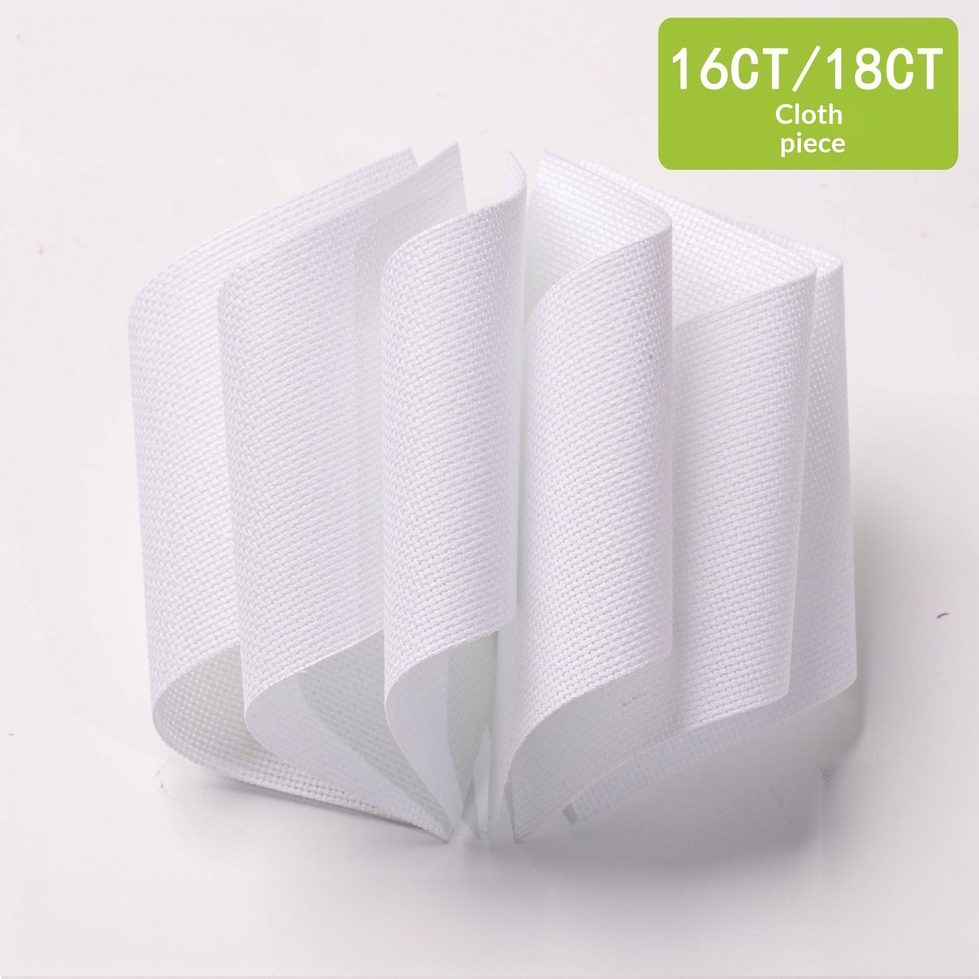 16CT 18CT  Cotton Cross-stitch Fabric Double-strand Multiple Sizes For Hand Embroidery
