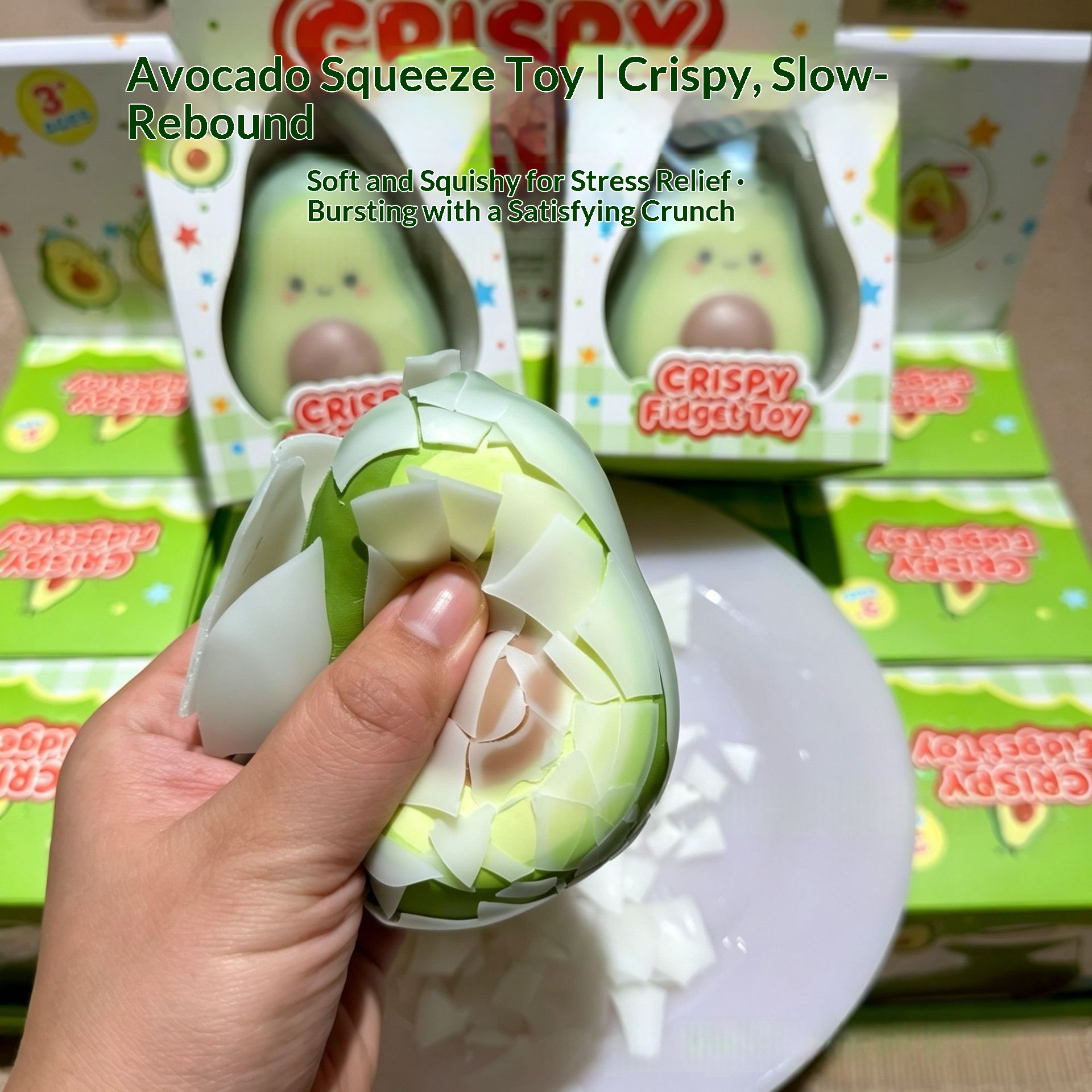 Squeeze-and-Release Slow-Rebound Stress-Relief Toy Cute Cartoon Design