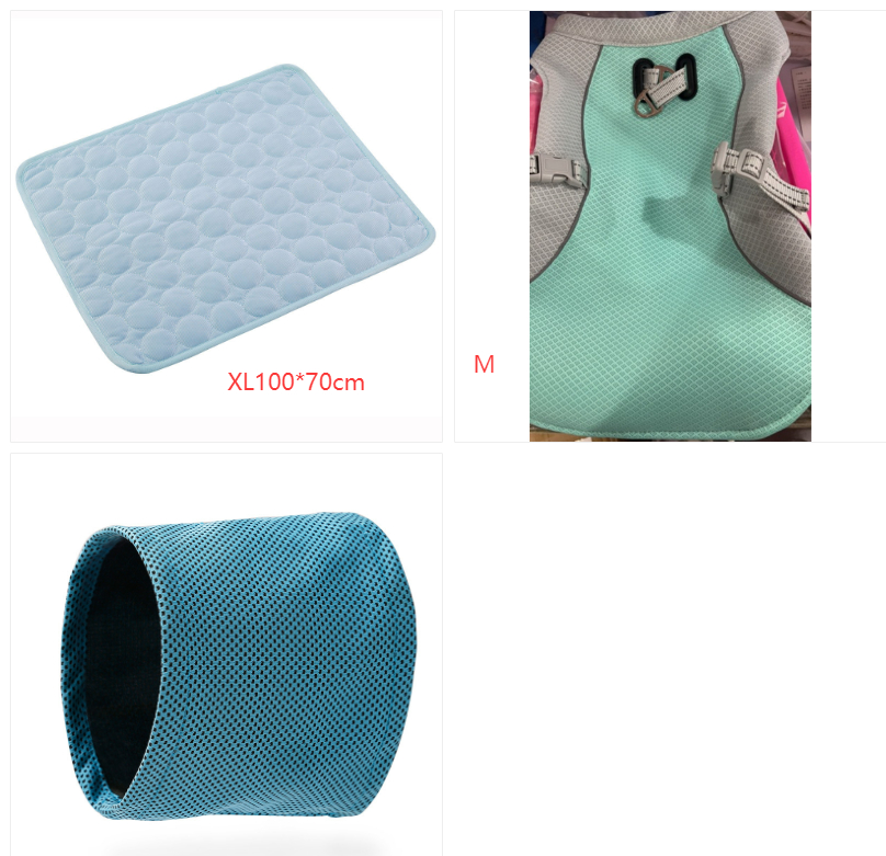 New Instant Cooling Pet Bandana Dog Scarf Summer Cooling Towel Wrap Dog Collar