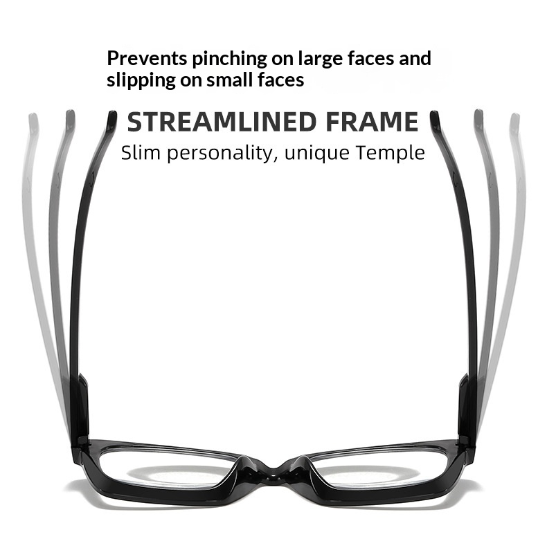 Fashion Large Frame Anti Blue-ray Reading Glasses HD Presbyopic Glasses - detail 16