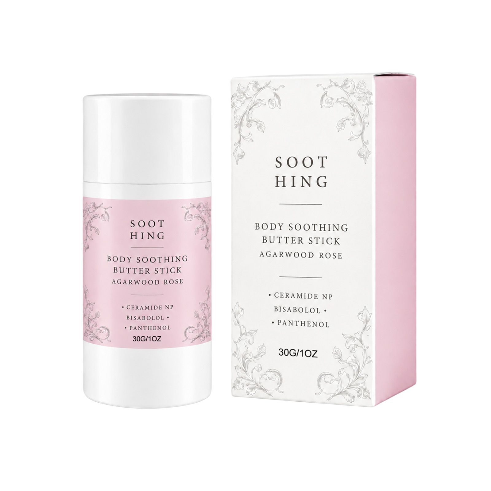 Body Soothing Butter Stick – Agarwood Rose, 30g