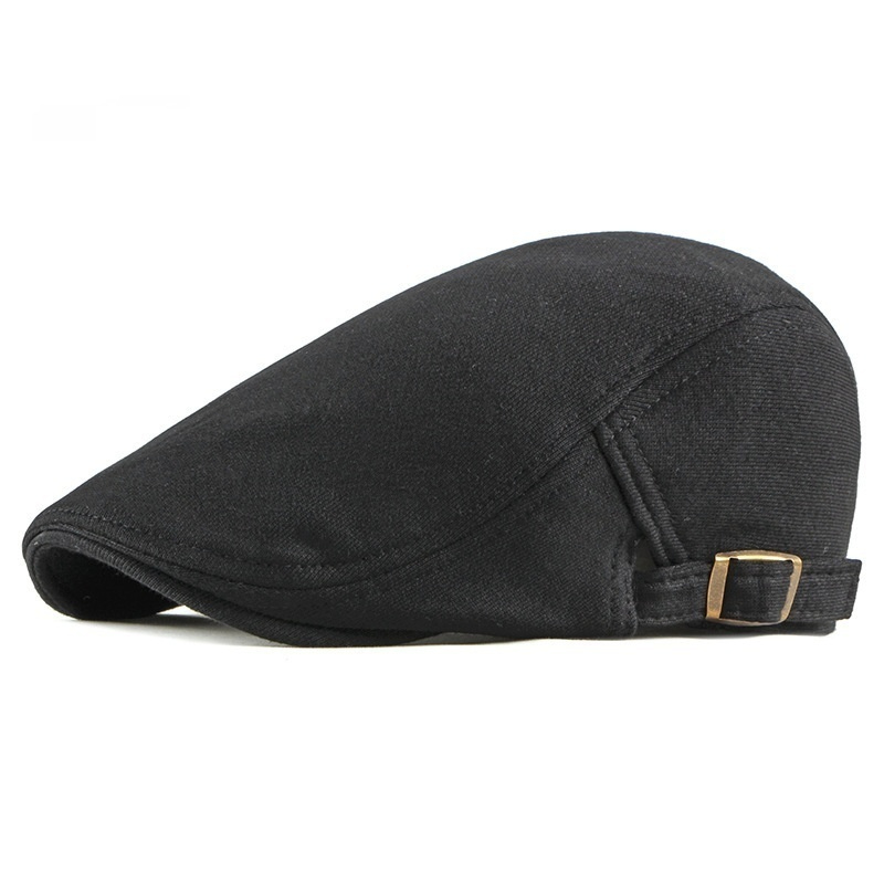 Vintage And Versatile Men's Peaked Cap Beret