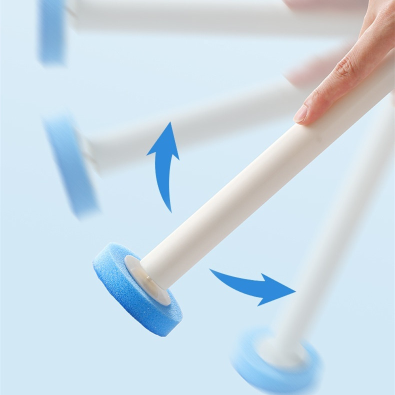 Household Disposable Toilet Brush With Replaceable Brush Head
