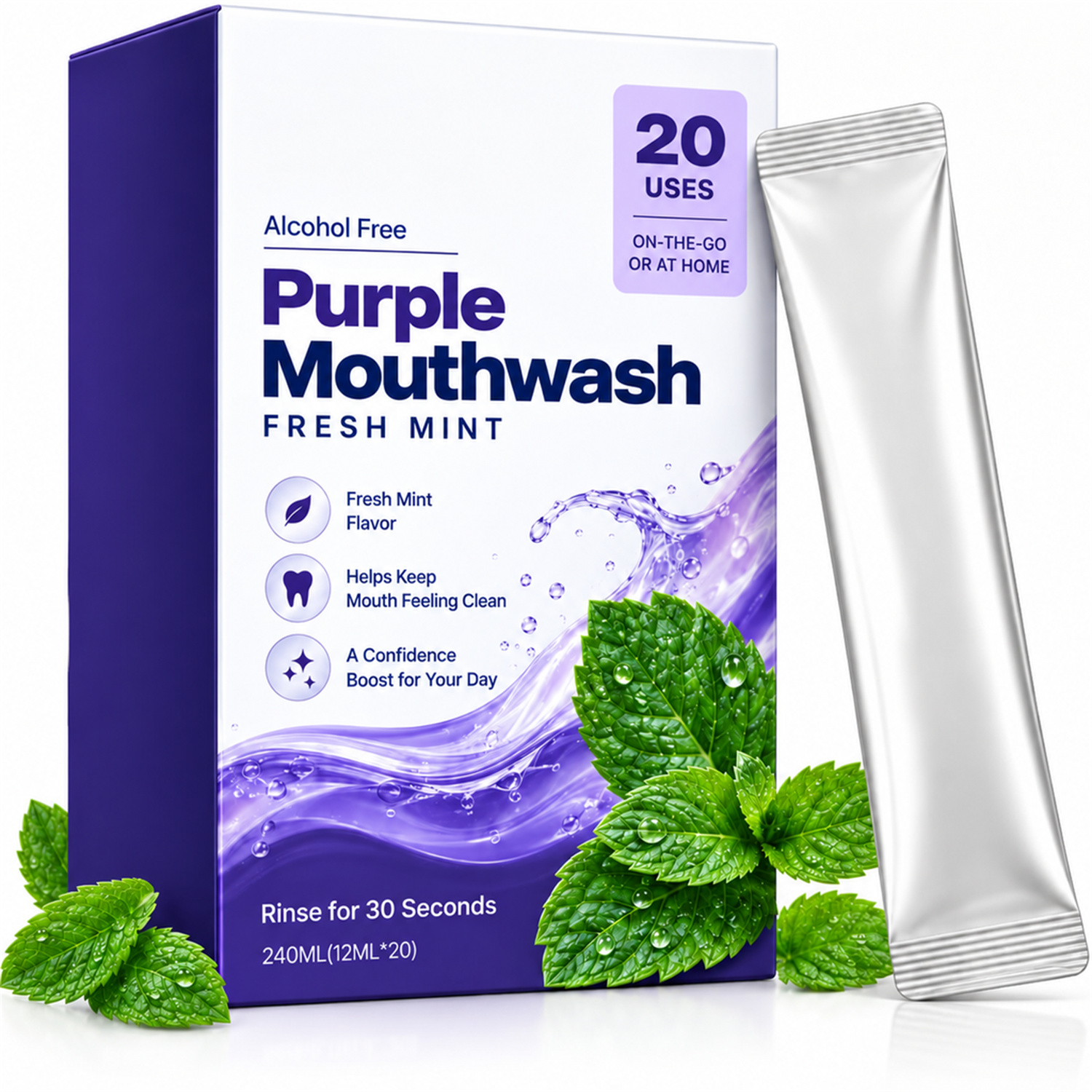 Purple  Breath Mouthwash